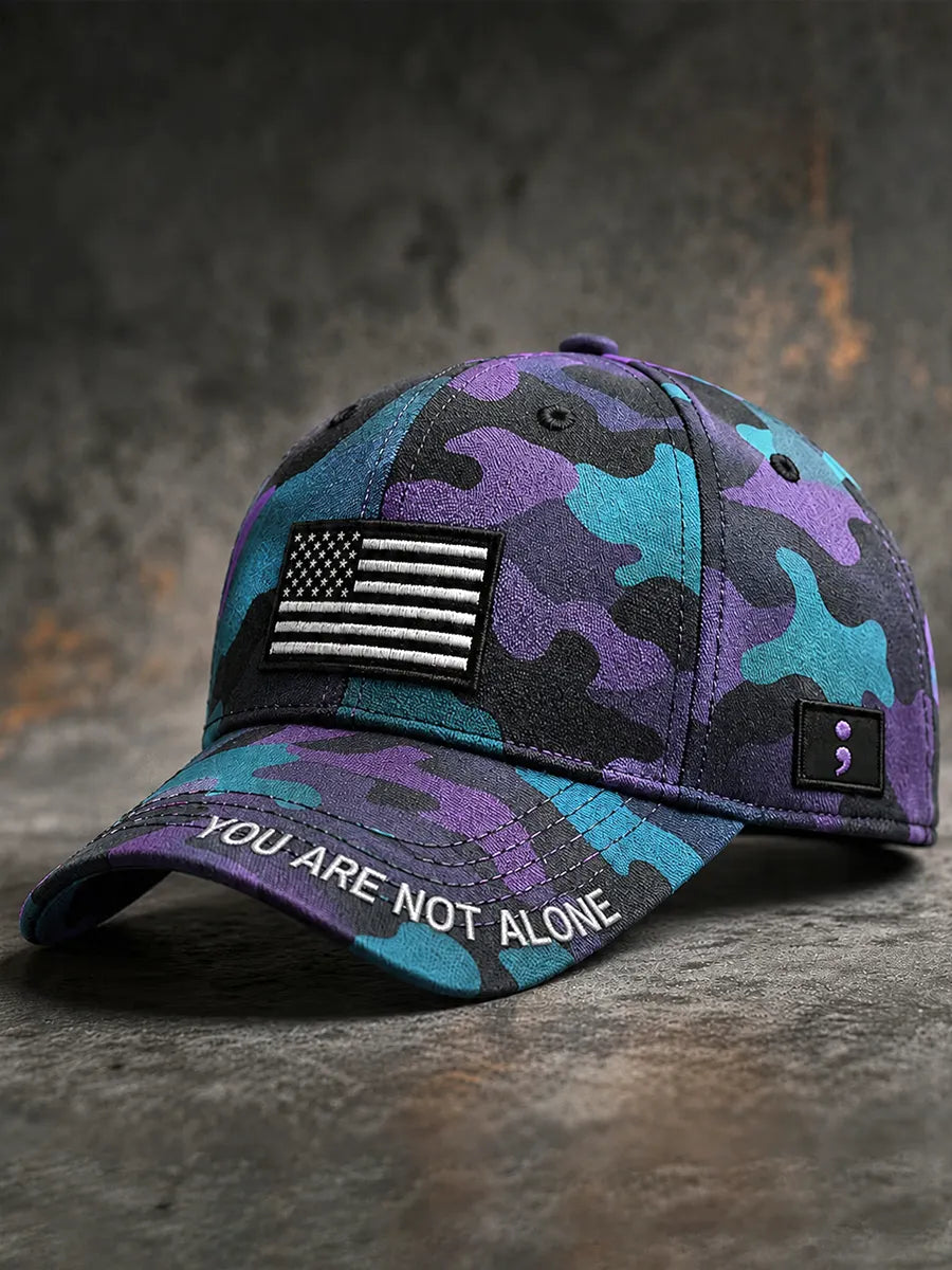 Veteran Suicide Prevention Awareness Month Print Baseball Cap