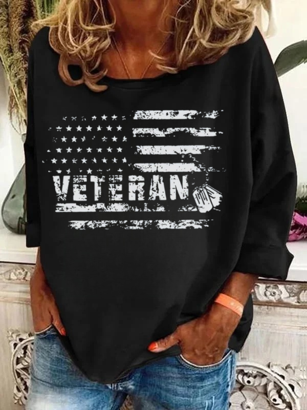 Women's Veteran Long Sleeve T-Shirt