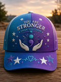 Suicide Prevention Awareness Art Print Baseball Cap