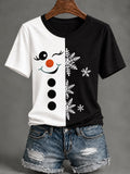 Women's Christmas Print T-Shirt