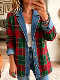 Women'S Christmas Plaid Cardigan