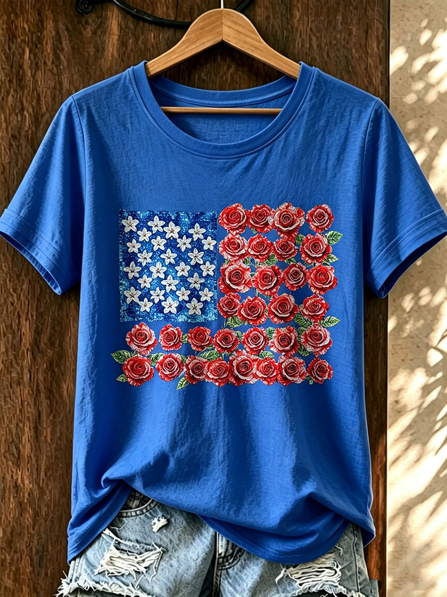 Women's American Rose T-Shirt