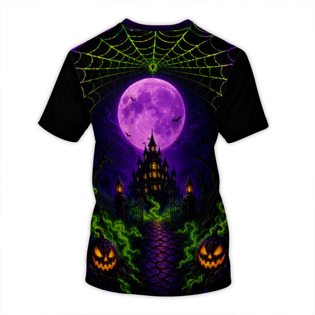 Spooky Cat Mom - Personalized Shirt - Halloween Gift For Cat Moms, Wife