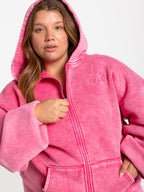 Kingdom Essential Snow Wash Zip Hoodie