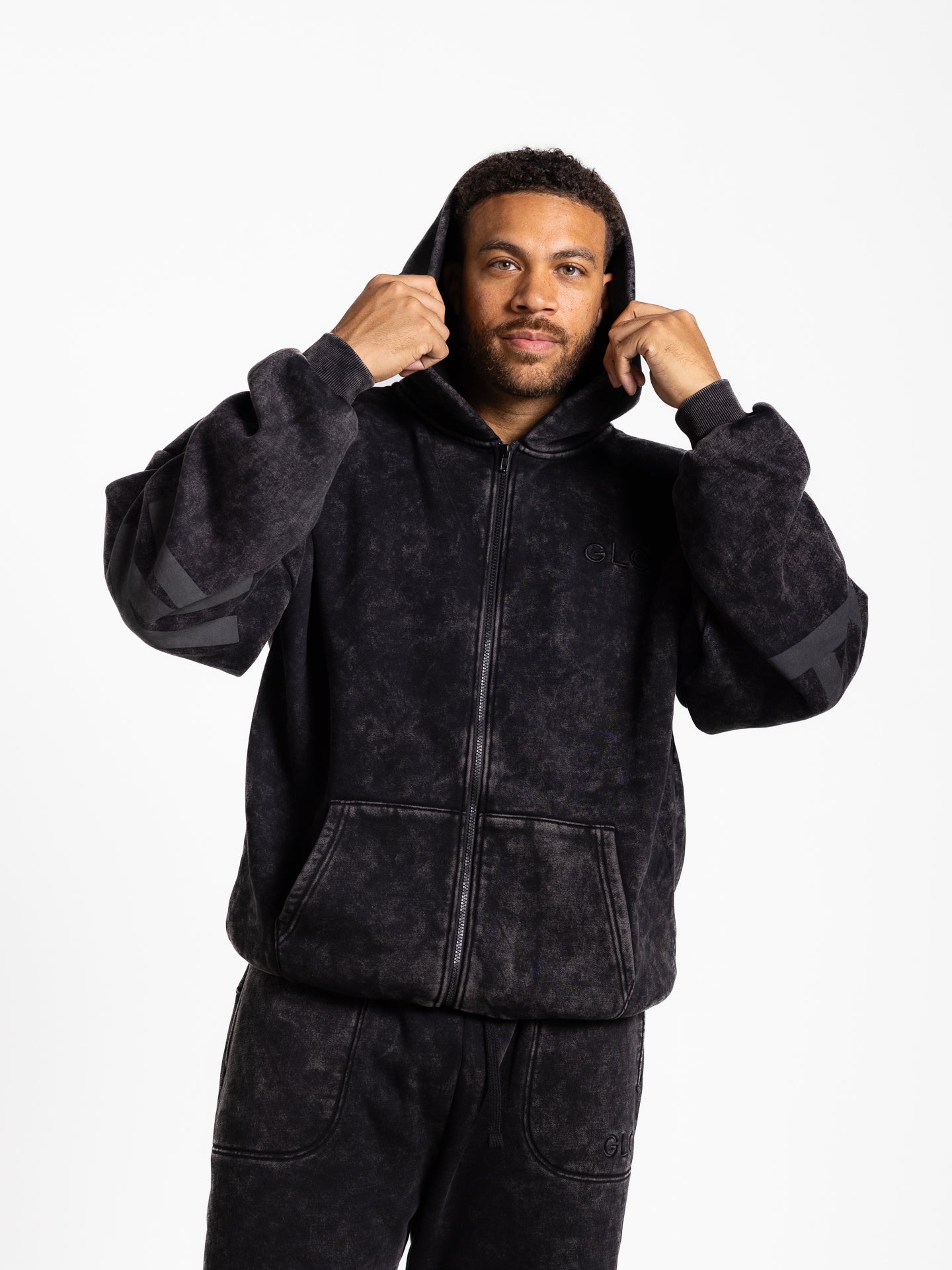 Kingdom Essential Snow Wash Zip Hoodie