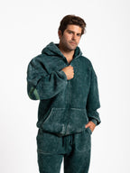 Kingdom Essential Snow Wash Zip Hoodie