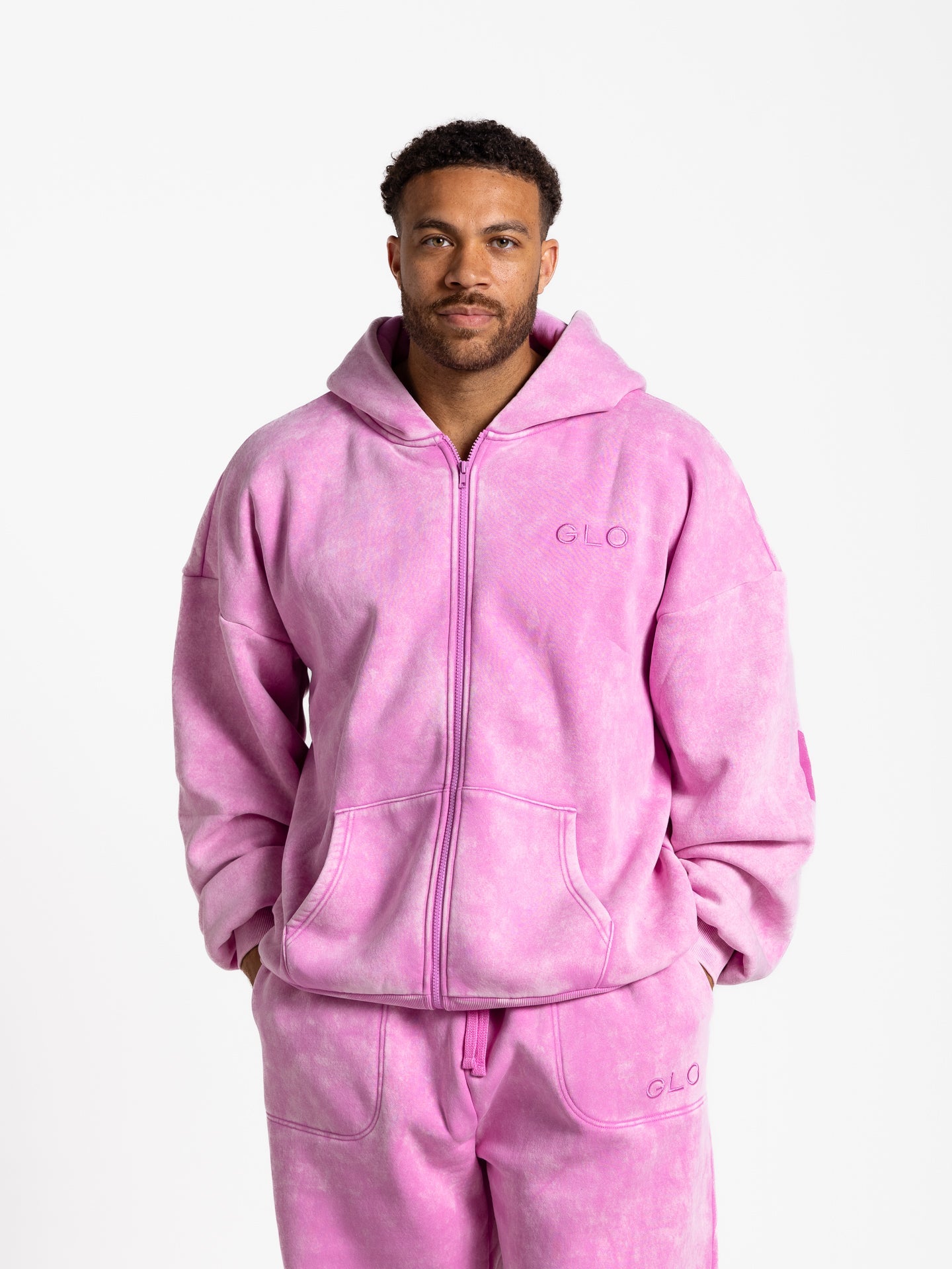 Kingdom Essential Snow Wash Zip Hoodie