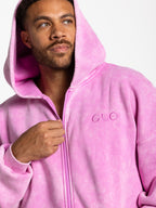 Kingdom Essential Snow Wash Zip Hoodie
