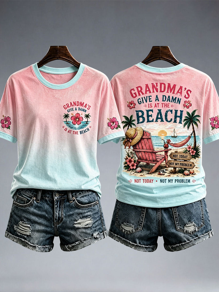 Women's Grandma's Give A Damn T-shirt