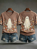 Women's Fall V-Neck T-Shirts