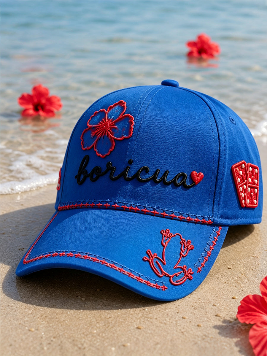 Unisex Puerto Rico Art Printed Hat