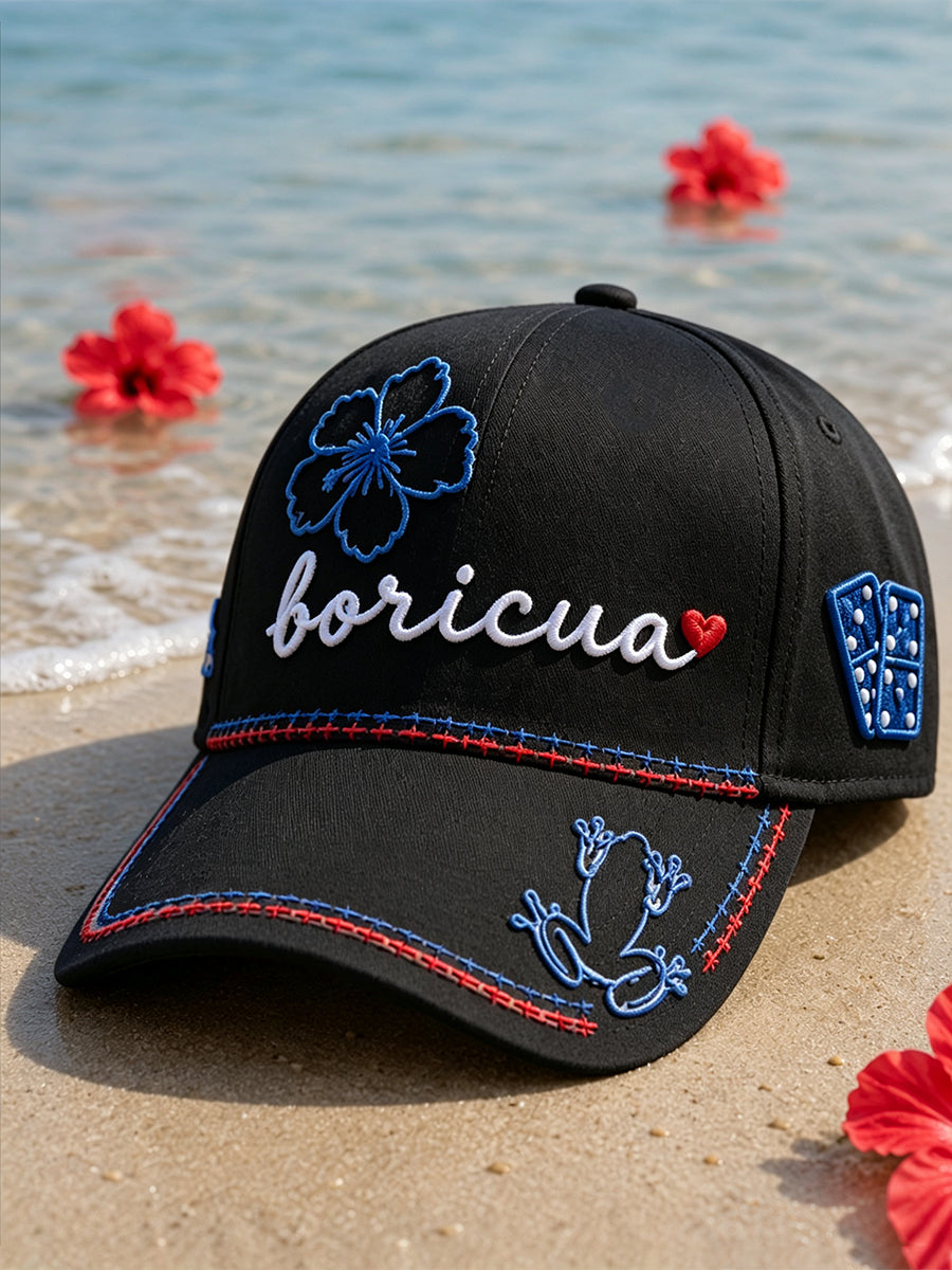 Unisex Puerto Rico Art Printed Hat