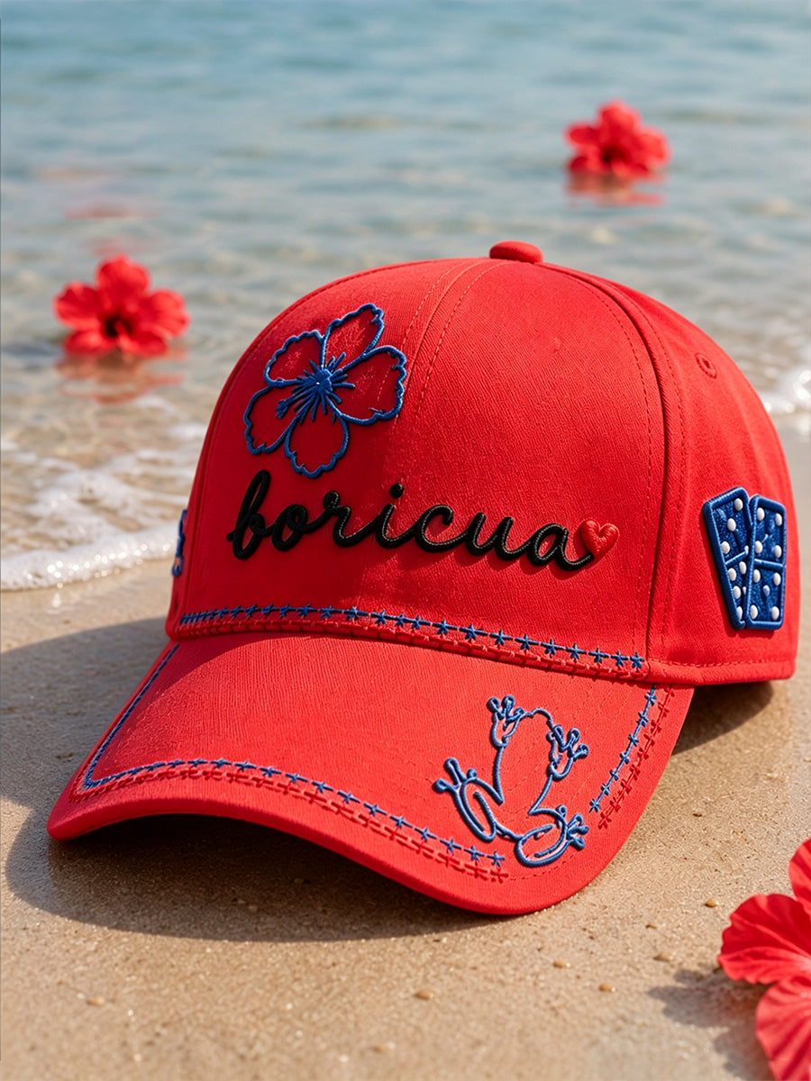 Unisex Puerto Rico Art Printed Hat