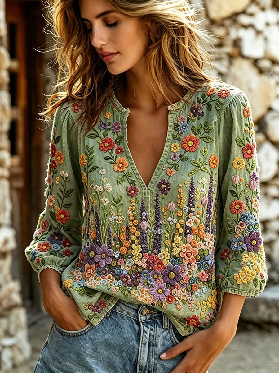Women's Cotton-Linen Shirt