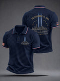 Men's 9/11 25th Anniversary We Will Never Forget Printed Shirt