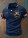 Men's Puerto Rico Art Printed Casual Tops