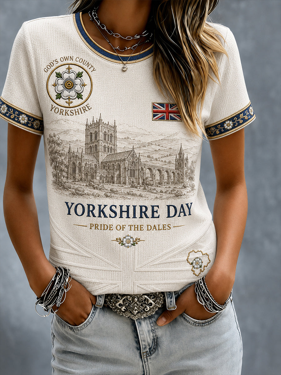 Women's Yorkshire Day England Short-Sleeved T-Shirt