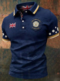 Men's Yorkshire Day White Roses Art Printed Casual Tops