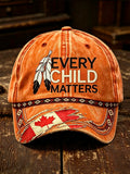Unisex Every Child Matters Print Hat