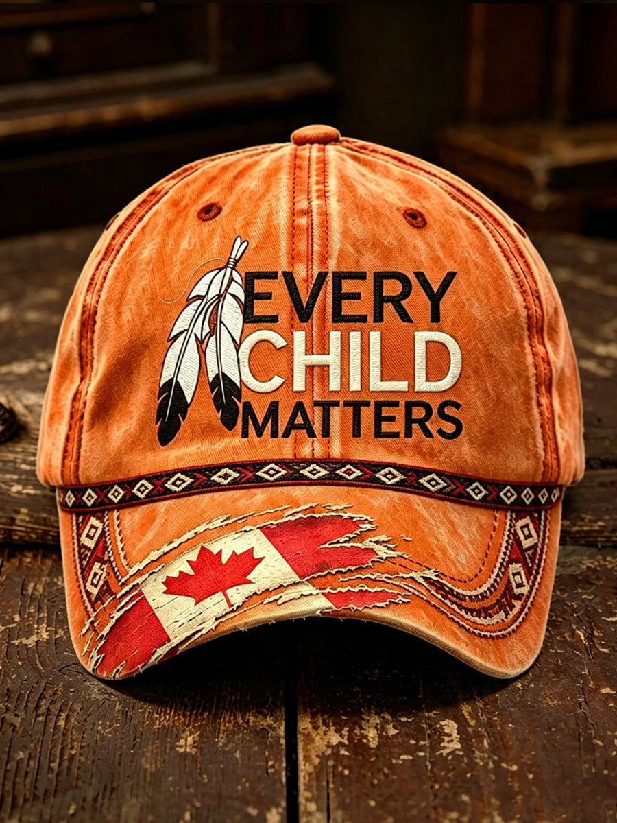 Unisex Every Child Matters Print Hat
