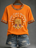 Women's "Every Child Matters" Indigenous Print T-Shirt