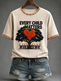 Women's "Every Child Matters" Indigenous Print T-Shirt