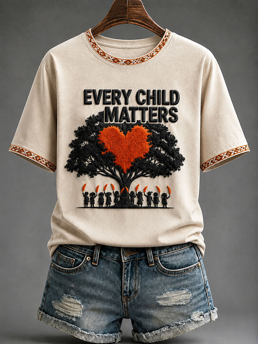 Women's "Every Child Matters" Indigenous Print T-Shirt