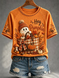 Women's Fall Print Casual Tee