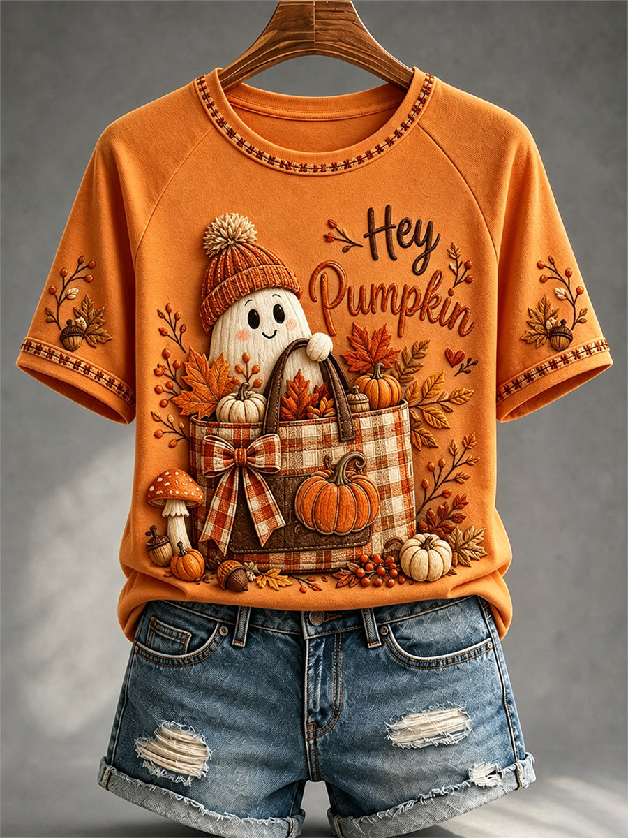 Women's Fall Print Casual Tee