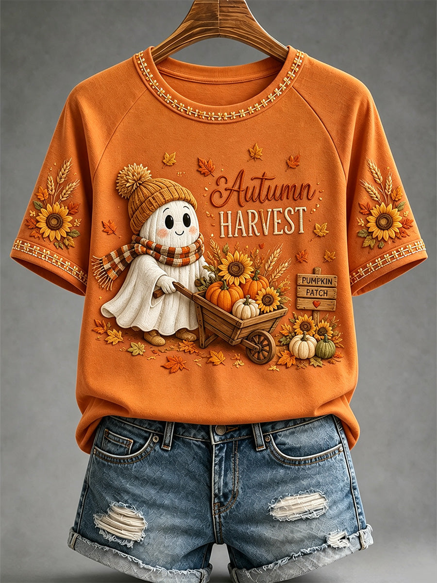 Women's Fall Print Casual Tee