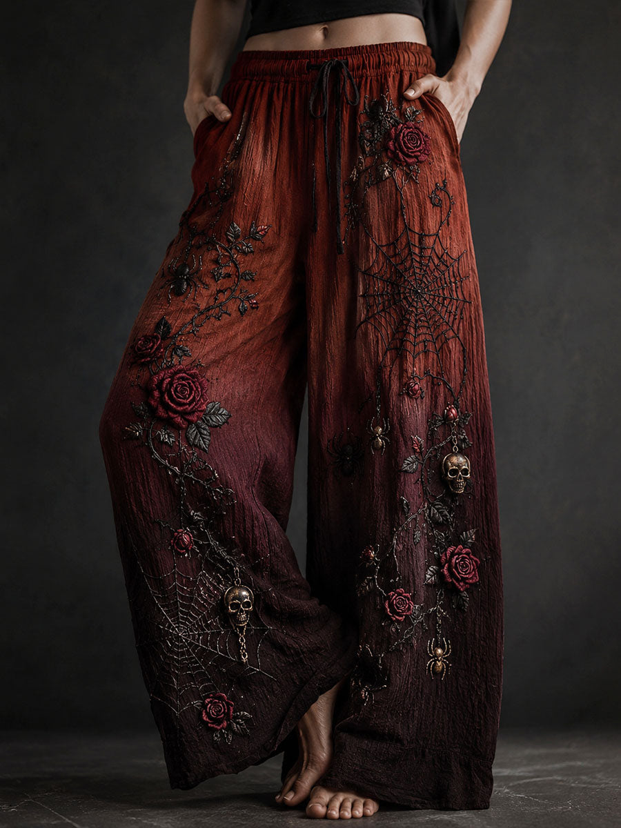 Women's Gothic Style Cotton Linen Pants
