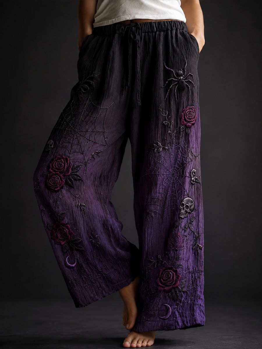 Women's Gothic Style Cotton Linen Pants