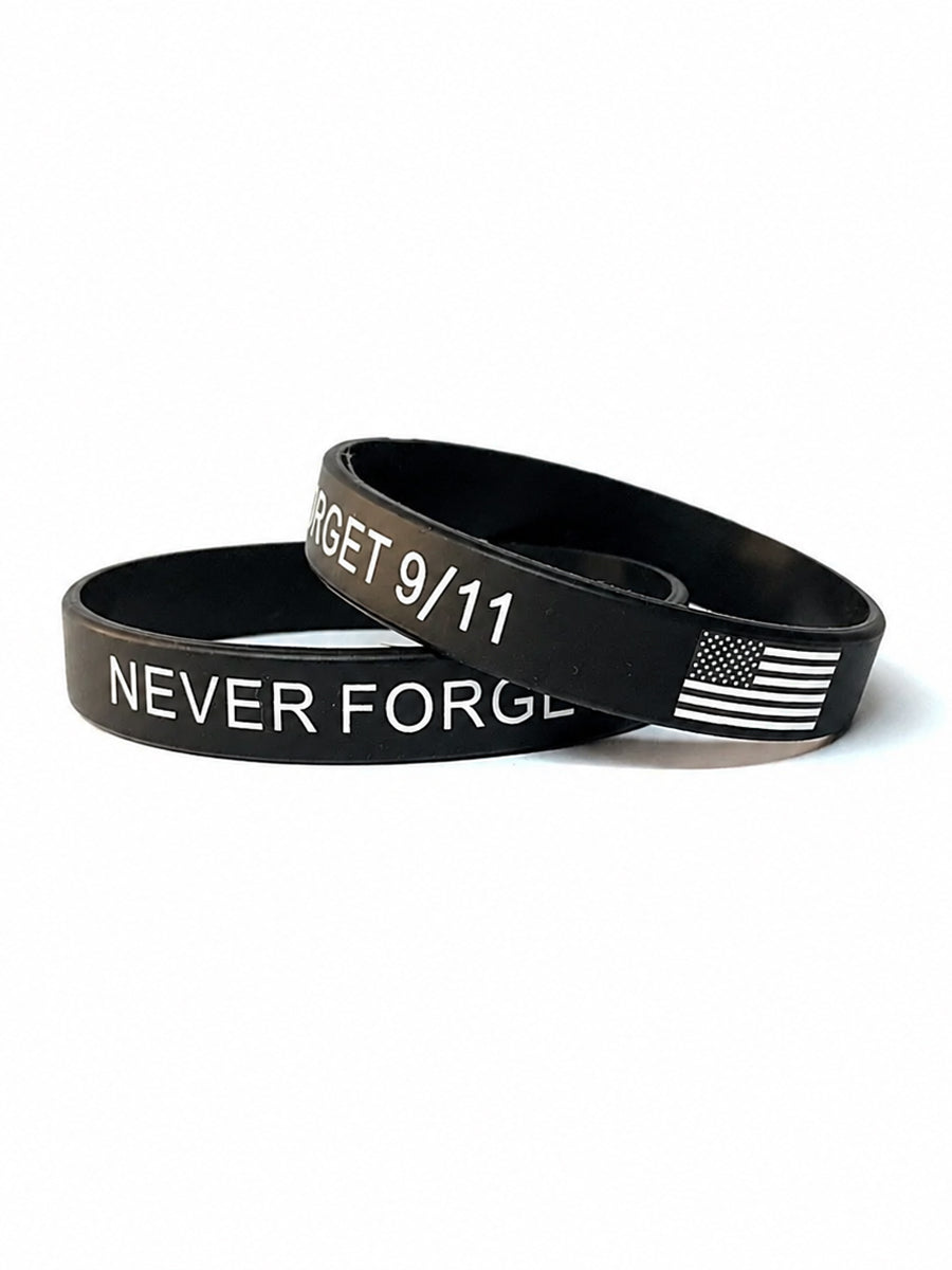 NEVER FORGET 9/11 Printed Wristband
