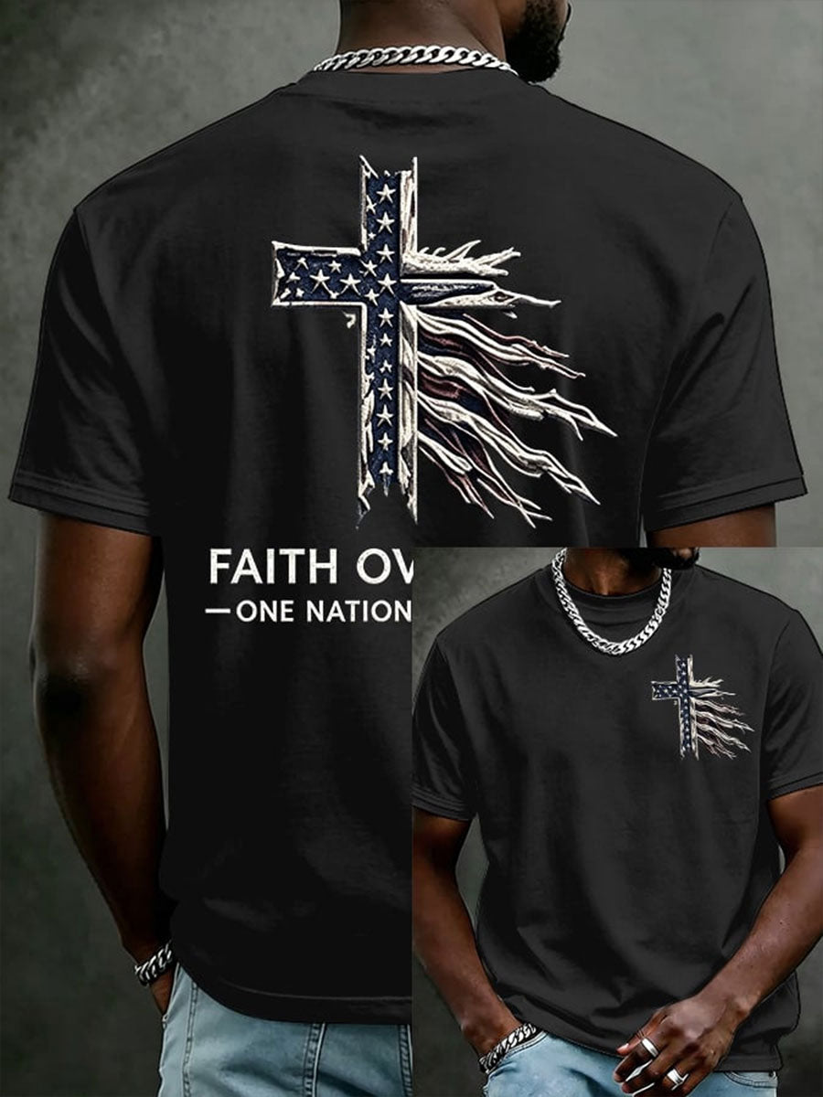 Men's Faith Over Fear Short Sleeves T-shirt