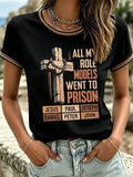 Women's All My Role Models Went to Prison T-Shirt