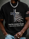 Men's Faith Over Fear Short-sleeved T-shirt