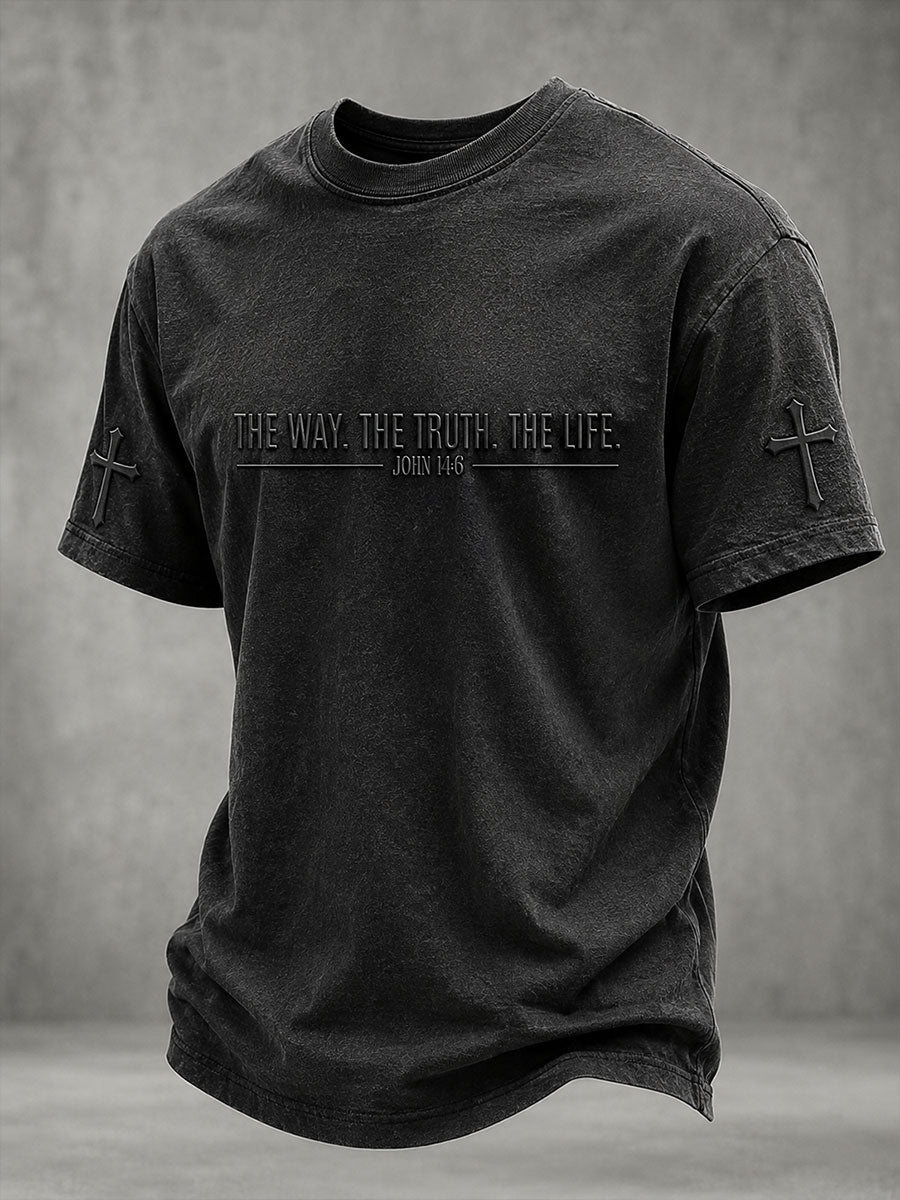 Men's The Way The Truth And The Life Short Sleeves T-shirt