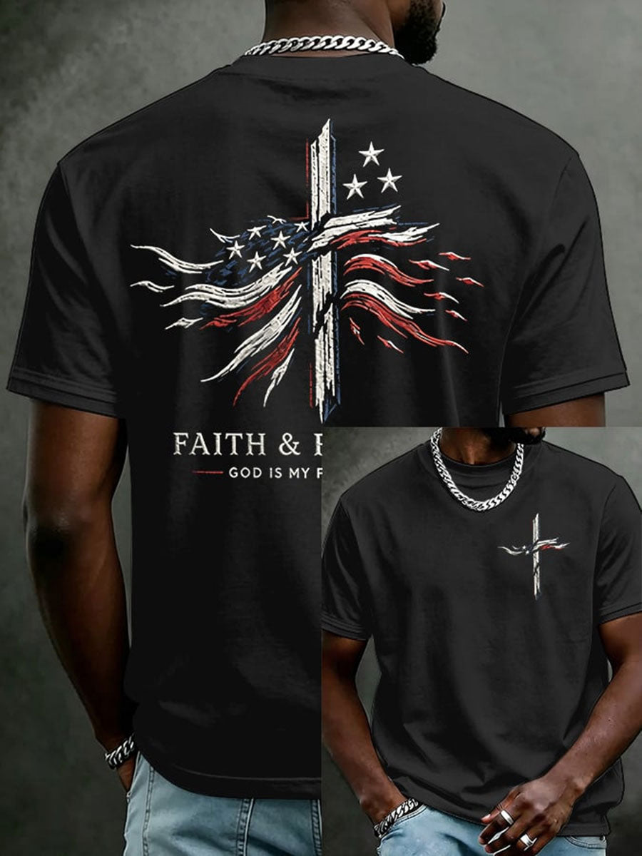 Men's Faith & Freedom Short Sleeves T-shirt