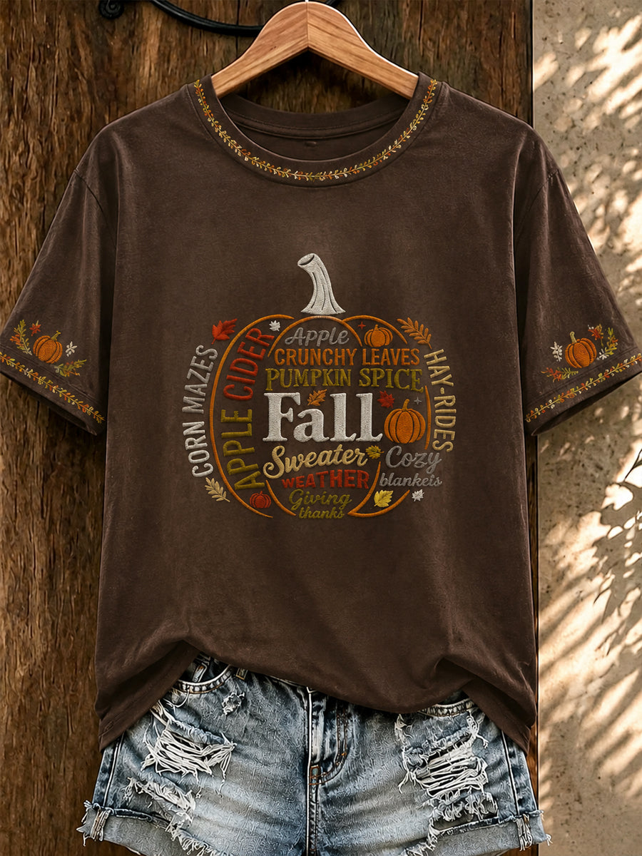 Women's Autumn Printed T-shirt