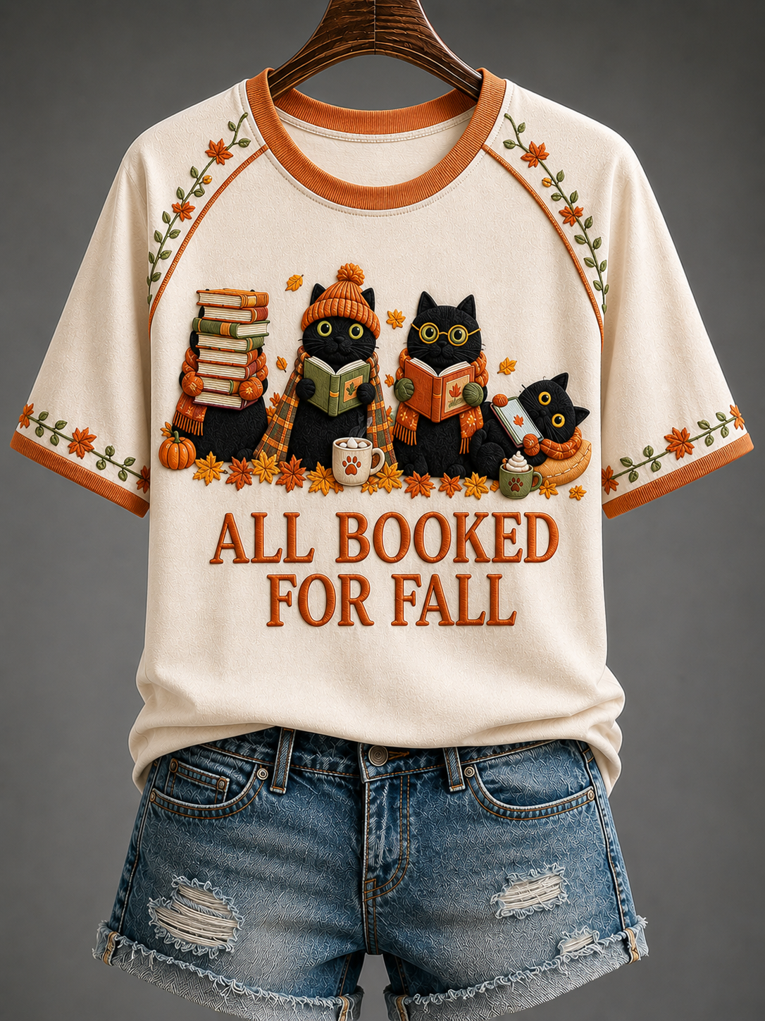Women's Autumn Round Neck Short Sleeve T-shirt