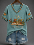 Women's Autumn Short-sleeved T-shirt