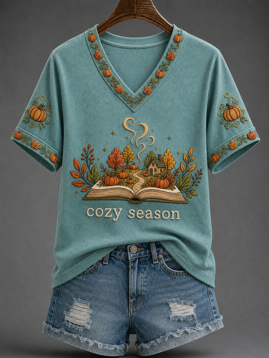 Women's Autumn Short-sleeved T-shirt