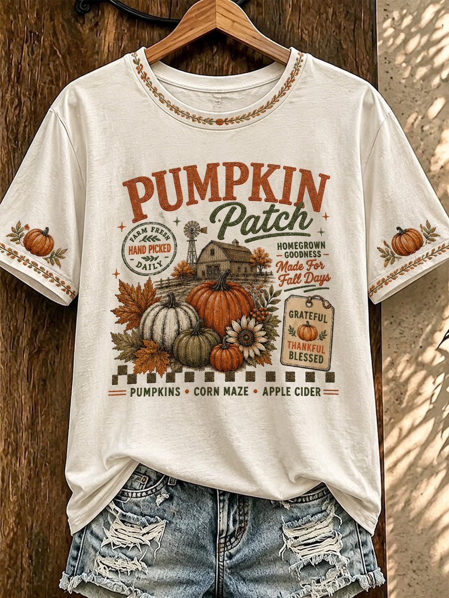 Women's Autumn Printed T-shirt