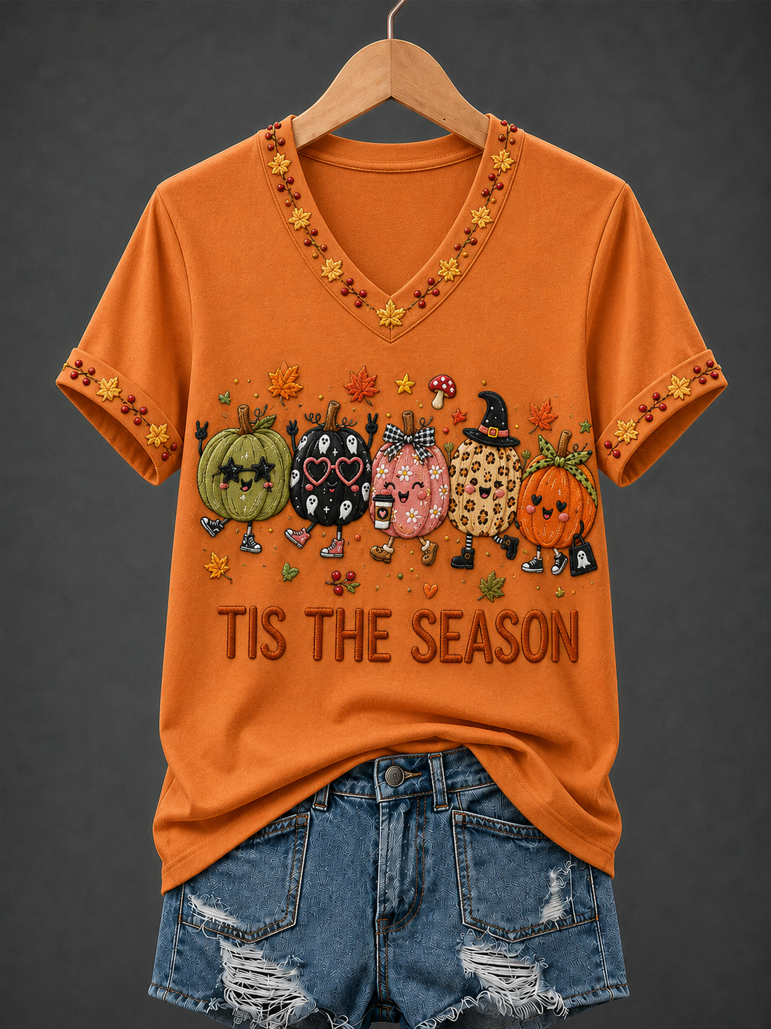 Women's Autumn Short-sleeved T-shirt