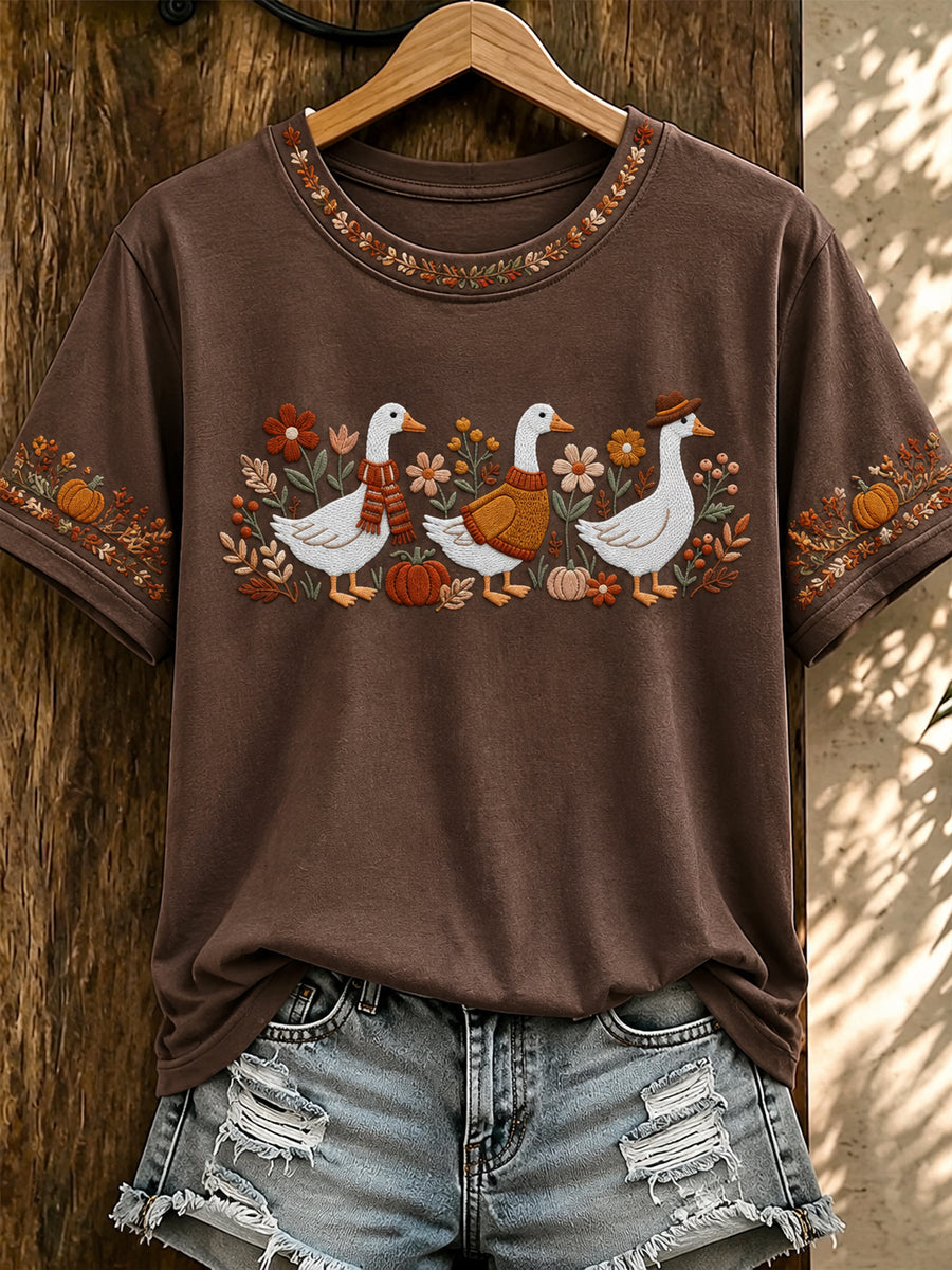 Women's Autumn Printed T-shirt