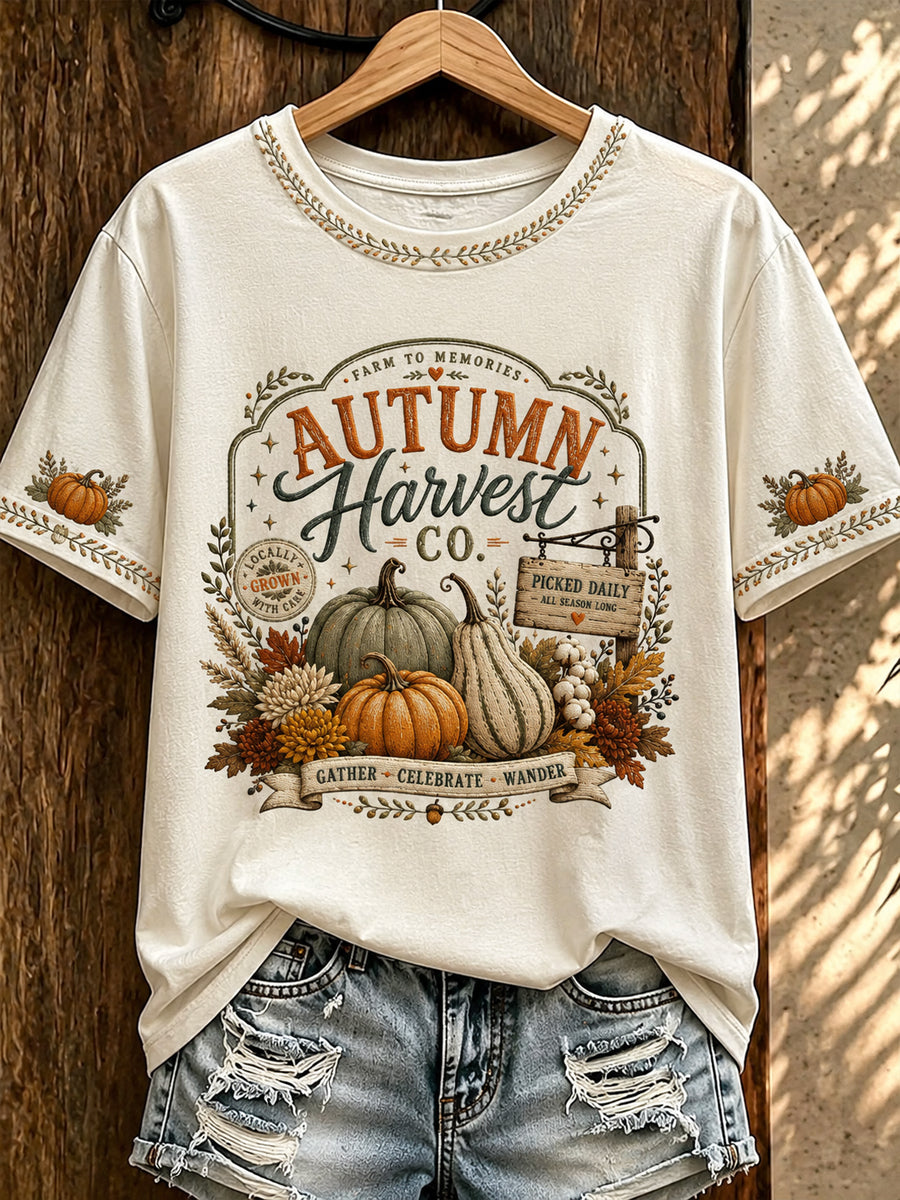 Women's Autumn Printed T-shirt