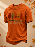 Men's Fall Is My Favorite Color Printed short sleeves t-shirt