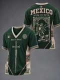 Men's Faith In Mexico V-neck T-shirt