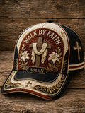 Unisex Christian Cross  Print Hat
