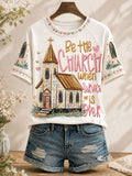 Women's "Be the Church when service is over" T-shirts